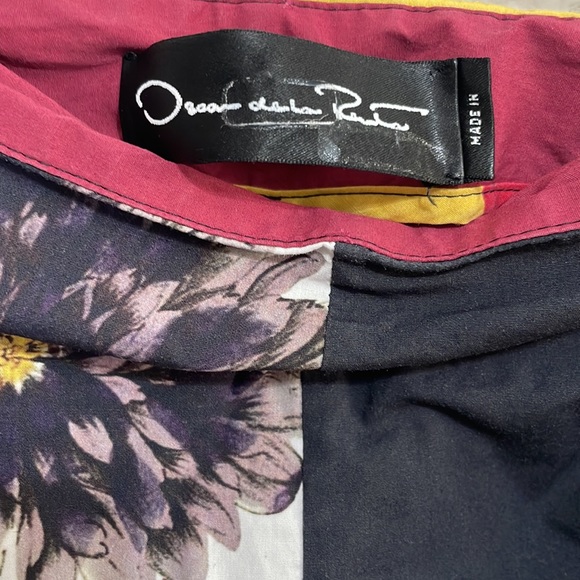 Oscar de la Renta Ivory Multi Skort Size 8 MSRP $1490 - Picture 10 of 12